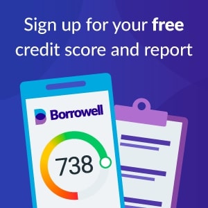 Borrowell Credit Score and Report Banners