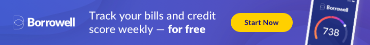 Borrowell Credit Score and Report Banners